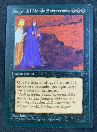 Mtg Magic The Gathering Underworld Dreams Italian Legends Lp