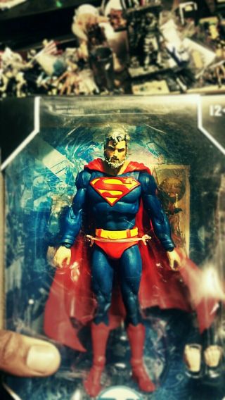 Custom Mcfarlane Superman 7 " (80 Years Of Superman)