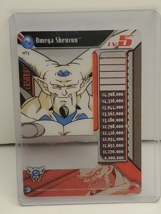 Dbz Ccg Dragon Ball Z Gt Omega Shenron Lv5 Ht5 Ultra Rare Hi - Tech P