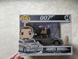 Pop Rides:007 James Bond With Aston Martin 44 Figure Funko