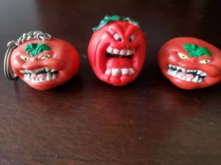 " Attack Of The Killer Tomatoes“ Vintage 1991mattel Figurines X 3