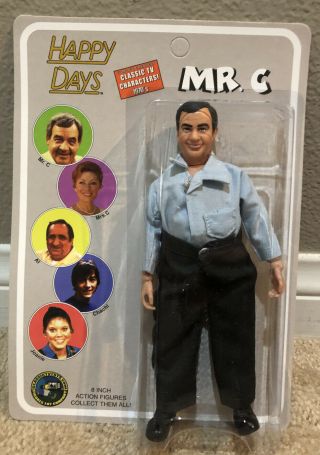 Happy Days Mr C,  Mego Style 8” Action Figure,  Classic Tv Toys,  Unpunched