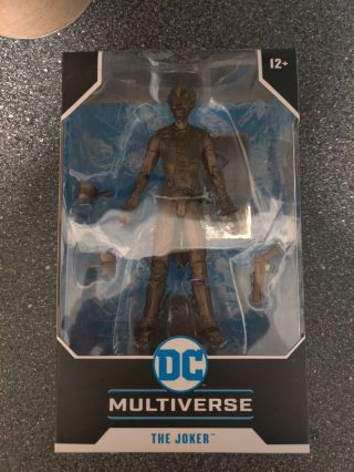Dc Universe Mcfarlane The Joker Multiverse Bronze Chase Figure.  Read