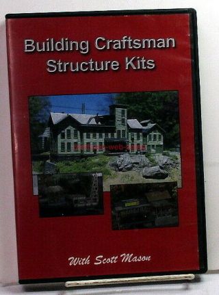 Dvd Building Craftsman Structure Kits (vol 1) W/scott Mason Scale Independent