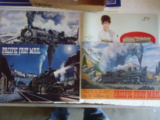 Pacific Fast Mail Brass Ho Locomotive And Rolling Stock Catalogs 9,  10,  14,  15