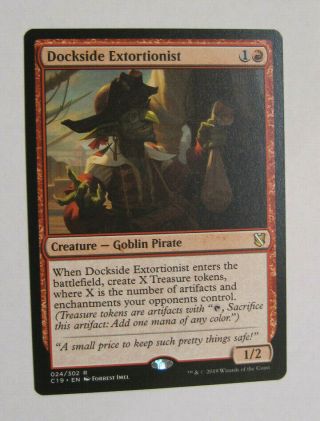 Magic The Gathering Dockside Extortionist Commander 2019 Nm 2