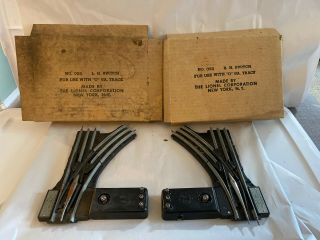 Old Vintage Pair Lionel O Gauge Switch Track 022 W/ Boxes