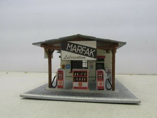 Pola Old Time Gas Station Building Ho Scale