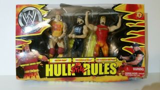 Wwe Wwf Jakks Pacific Hulk Still Rules - 3 Pack Of Figures - Hollywood Hulk Hogan