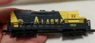 Vintage N Scale Alaskan Miniature Train Cars Locomotive&other Car