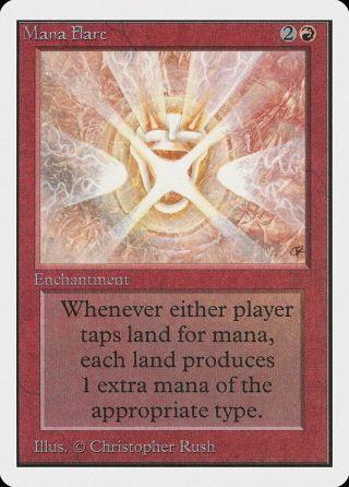 Mana Flare Unlimited Pld Red Rare Magic The Gathering Mtg Card Abugames