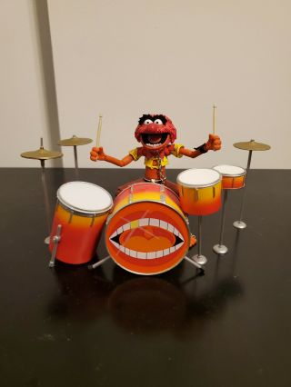 The Muppets Disney Diamond Select Rare Animal With Drumset