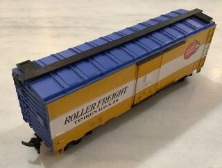 Vintage 1950s Athearn Ho Scale Roller Freight 40’ Box Car,  Timken Sprung Trucks