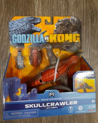 Playmates Toys Monsterverse Godzilla Vs Kong Skullcrawler W/ Heav Action Figure