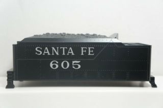 Mth O Scale/o27 Gauge Rail - King Santa Fe 605 Steam Engine Tender Top W/ Screws