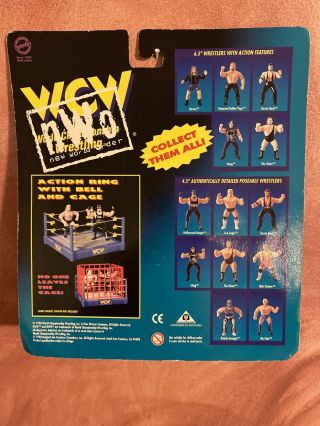 1998 WCW Authentic Posesble Wrestling Figures HOLLYWOOD HOGAN,  SCOTT STEINER NWO 2