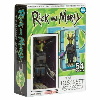 Mcfarlane Toys Rick & Morty The Discreet Assassin 54pcs Construction Building Se