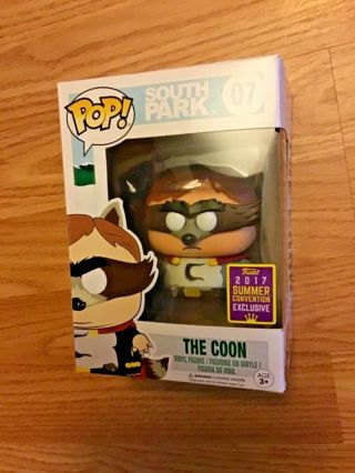 Funko Pop South Park Cartman As The Coon Pop Exclusive Vhtf 2017 Comic Con