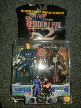 Resident Evil 2 Playstation / Capcom Figure Leon S.  Kennedy /licker 1998