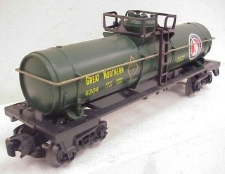 Lionel 6 - 6304 Great Northern Single Dome Tank Car Ln