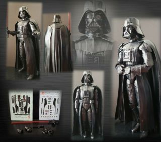 Star Wars Bandai Model Kit 1:12 Scale Darth Vader Built
