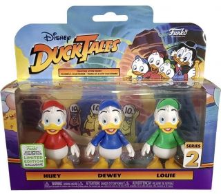 Duck Tales Triplets Huey Dewey & Louie Figure 3 Pack Funko Limited Edition
