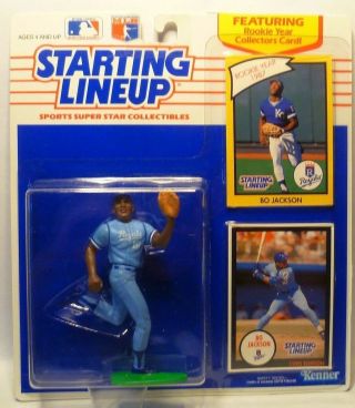 1990 Bo Jackson - Starting Lineup (slu) Baseball Figure - Kansas City Royals