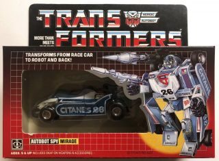 Transformers G1 Autobot Mirage Misb Very Rare