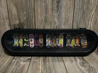 Tech Deck Carrying Case With 8 Complete Tech Decks And 6 Decks Without Wheels
