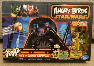 Star Wars Angry Birds - 2013 Rise Of Darth Vader Jenga Game Rare (open Box)