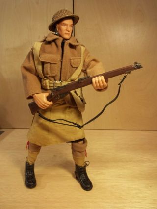 Vintage 12 " Soldiers Of The World Ww2 British Scottish Infantryman Loose Gi Joe