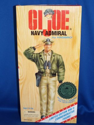 G.  I.  Joe World War Ii Navy Admiral Limited Edition World War Ii 12 " Action Figu
