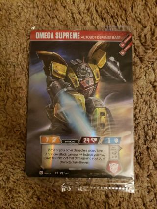 Giant Transformers Omega Supreme Autobot Tcg Card Loot Crate February 2019