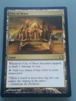 City Of Brass.  Sp.  Mtg.  Modern Masters.  221/229