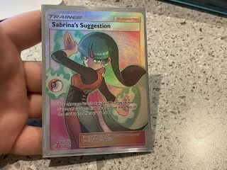 Sabrina’s Suggestion Full Art Pokemon Card Holo Rare Trainer Nm