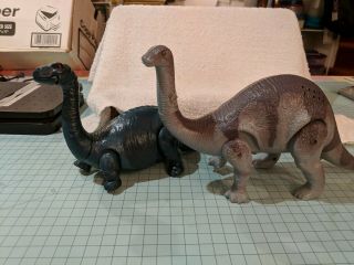 Vintage Everbright Apatosaurus Dinosaur Toy/walks/sounds,  Plus Other