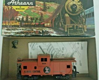 Ho Scale Athearn Illinois Central Wide Vision Caboose