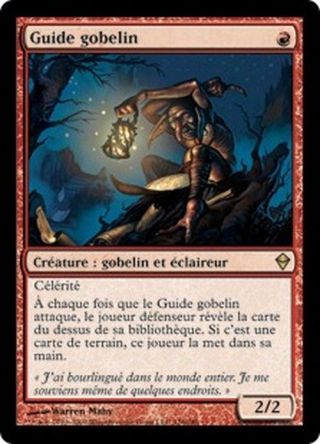 Guide Gobelin - Goblin Guide - Magic Mtg - Zendikar - Nm