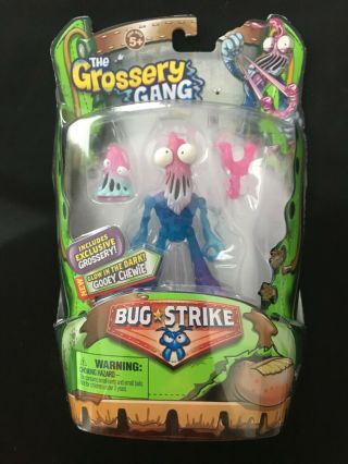 Grossery Gang Action Figure - Glow In The Dark Gooey Chewie - Bug Strike
