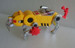 Vintage 1984 Voltron Panosh Place Yellow Lion W/weapons And Canopy