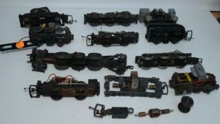 Mrr = Triang Hornby Etc - Quantity Of Loco Chassis / Motor Bogies / Parts Etc