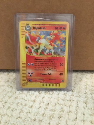 Rapidash 26/165 Expedition Holographic Card - Mp