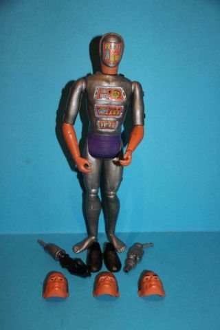 Six Million Dollar Man Doll Figure Maskatron 1976 Enemy Robot