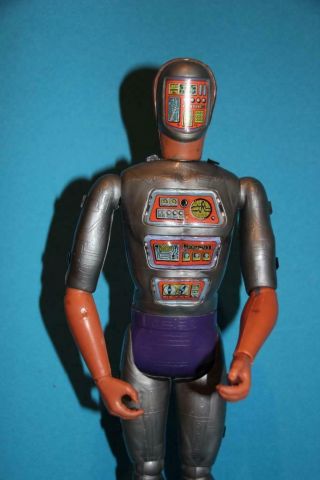 Six million Dollar man Doll figure MASKATRON 1976 enemy robot 3