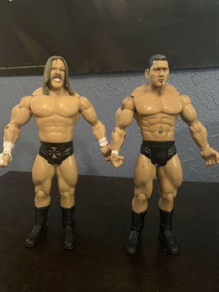 Jakks Pacific Wwe Ruthless Aggression Triple H,  Batista Evolution Mattel