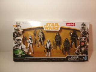 Star Wars Target Exclusive 3.  75” Han Solo Imperial Trooper 6 Figure Pack