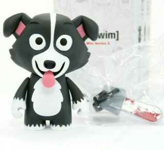 Kidrobot Adult Swim Mr.  Pickles Dog Chainsaw 3 " Vinyl Art Toy Figure Series 2
