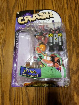 Jet Pack Crash Bandicoot 1998 Resaurus Action Figure