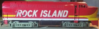 Vintage Tyco Ho Shark Nose Diesel Locomotive Rock Island
