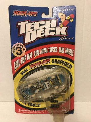 Tech Deck Finger Board Hook - Ups Cyber Troopers 1998 Skateboard Series 3420